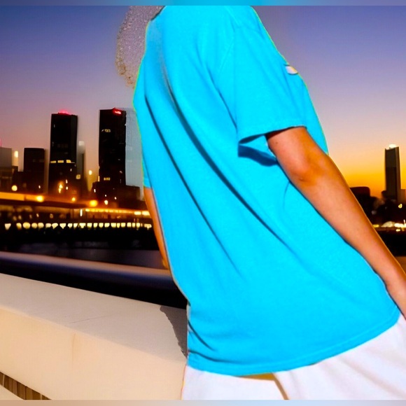 Rare🐰 SPACE JAM: BUGS BUNNY 🐰 A New Legacy Baby Blue Short Sleeve T-Shirt🐰 - Picture 4 of 9